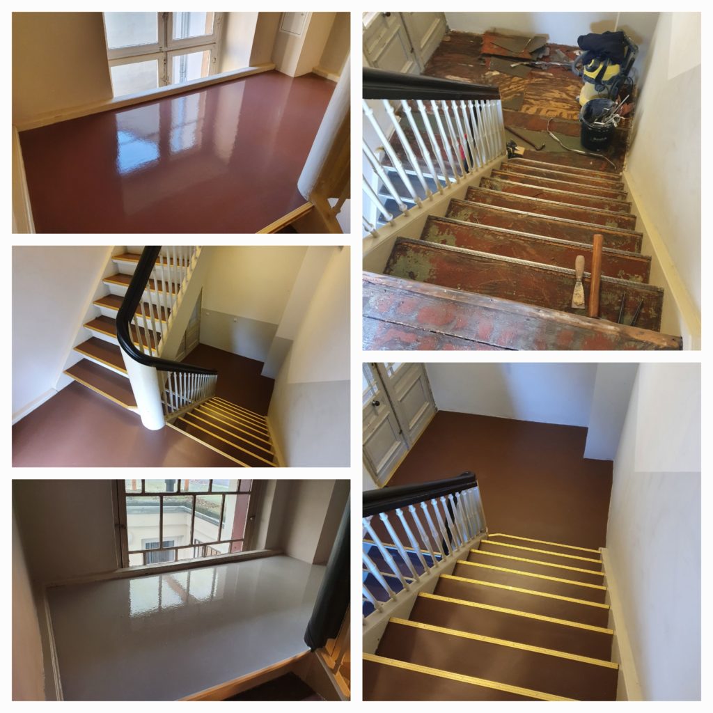 Raumausstatter Falk Wendtland - Treppenbeispiel 1